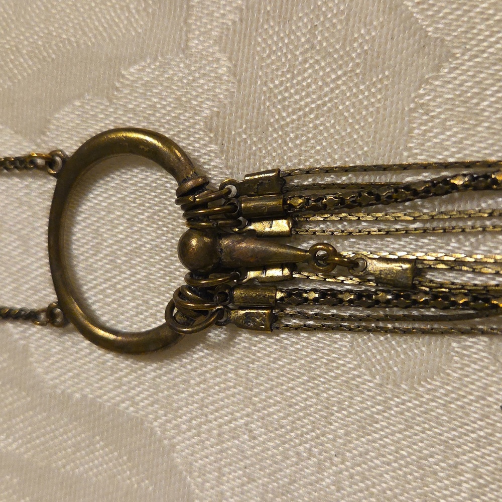 Brass Tassle Necklace